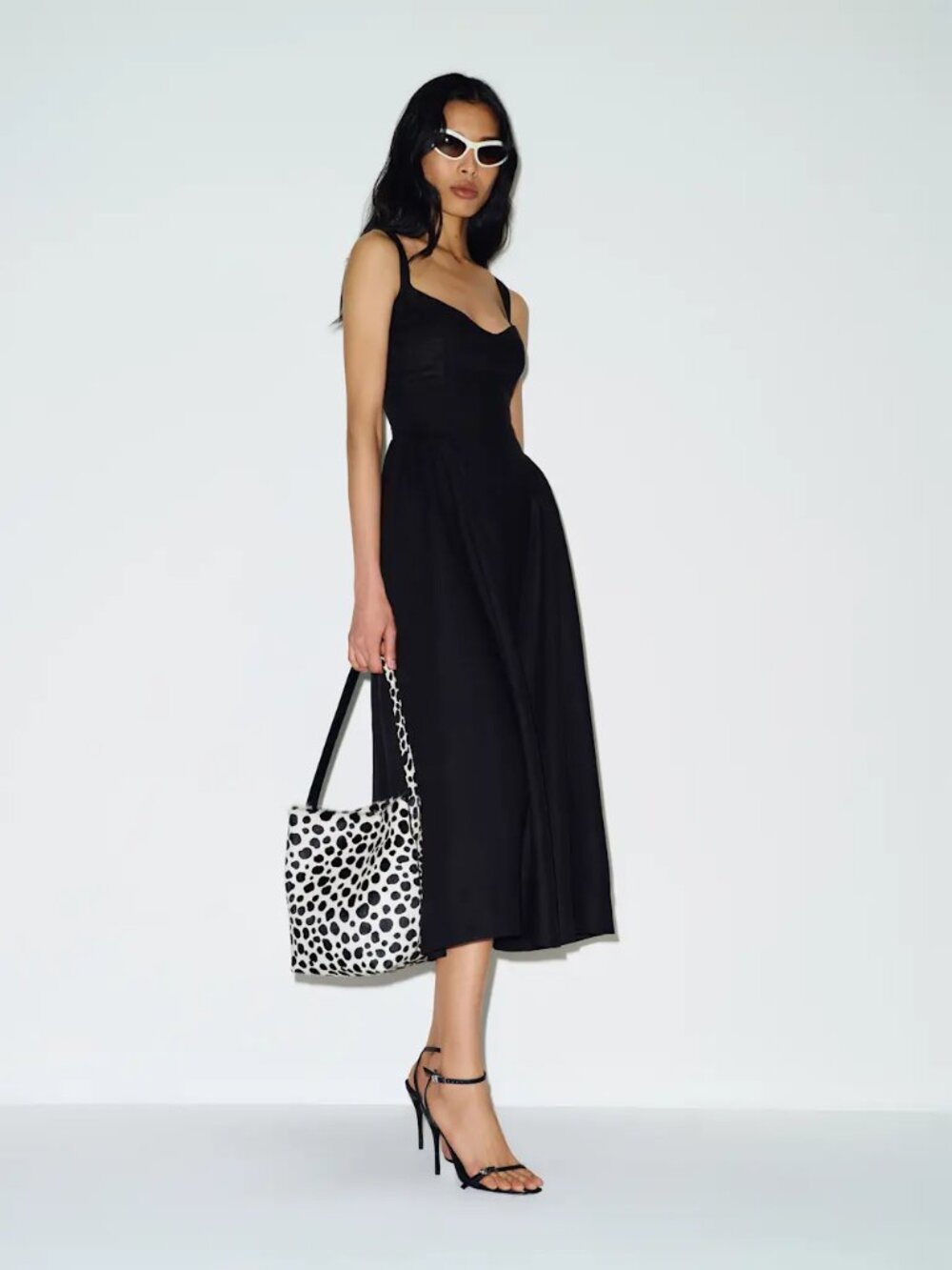 Reformation Birdie Linen Dress Black - Size 6